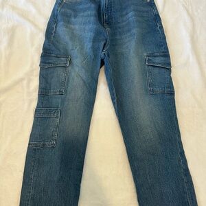 Express Women's Straight Leg Jeans - Blue